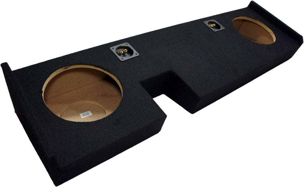Dual 10" Custom Fit Subwoofer Box Enclosure for Ford F150 Extended Super Cab Truck Q532134