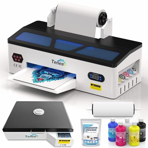 DTF Printer with Roll Feeder, 5 x 250ml Ink, 1 x Roll of Film V58070