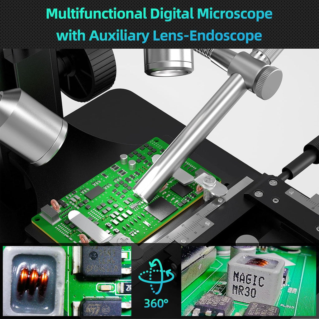 20X-5000X HDMI Digital Microscope with 10.1'' LCD Screen J248373