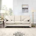 Grey Velvet 3-in-1 Convertible Sleeper Sofa with Storage and 2 Pillows W883