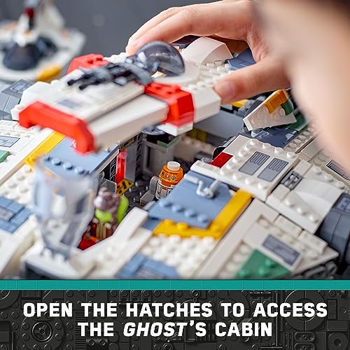 LEGO Star Wars Ghost & Phantom II Playset with 2 Buildable Starships and 5 Figures H654465