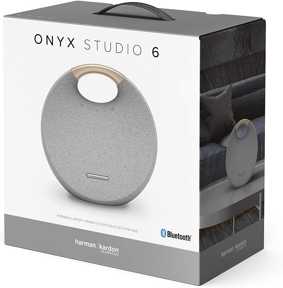 Gray Bluetooth Speaker with Handle O186913