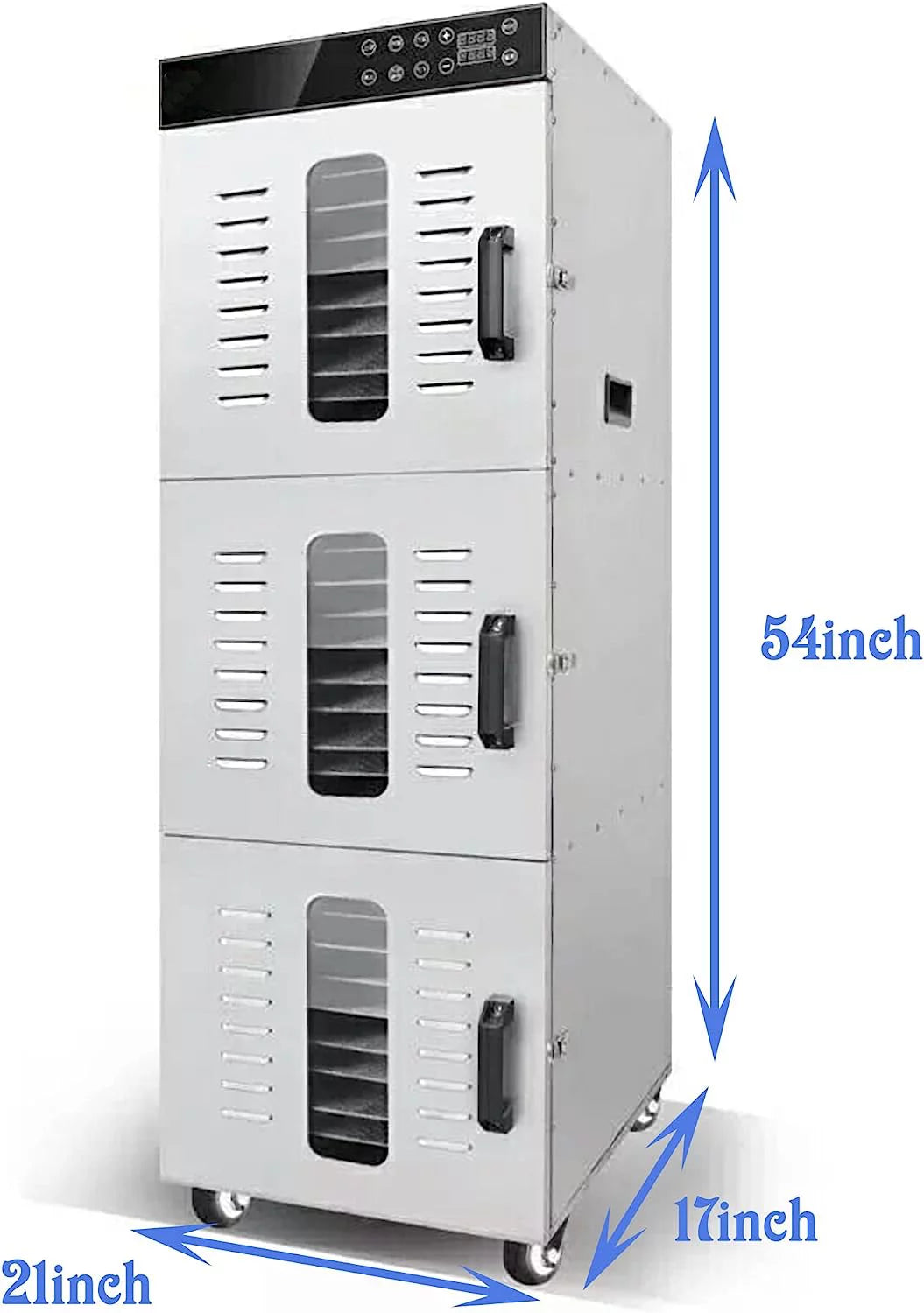 Heavy Duty 30 tray Commercial Industrial Food Dehydrator 208-240v SS E34374