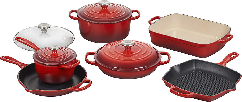 7-Piece Enameled Cast Iron Cookware Set M3728