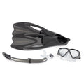 Cozumel Mask, Seabreeze II Snorkel, ProFlex Fins/Bag Set M915