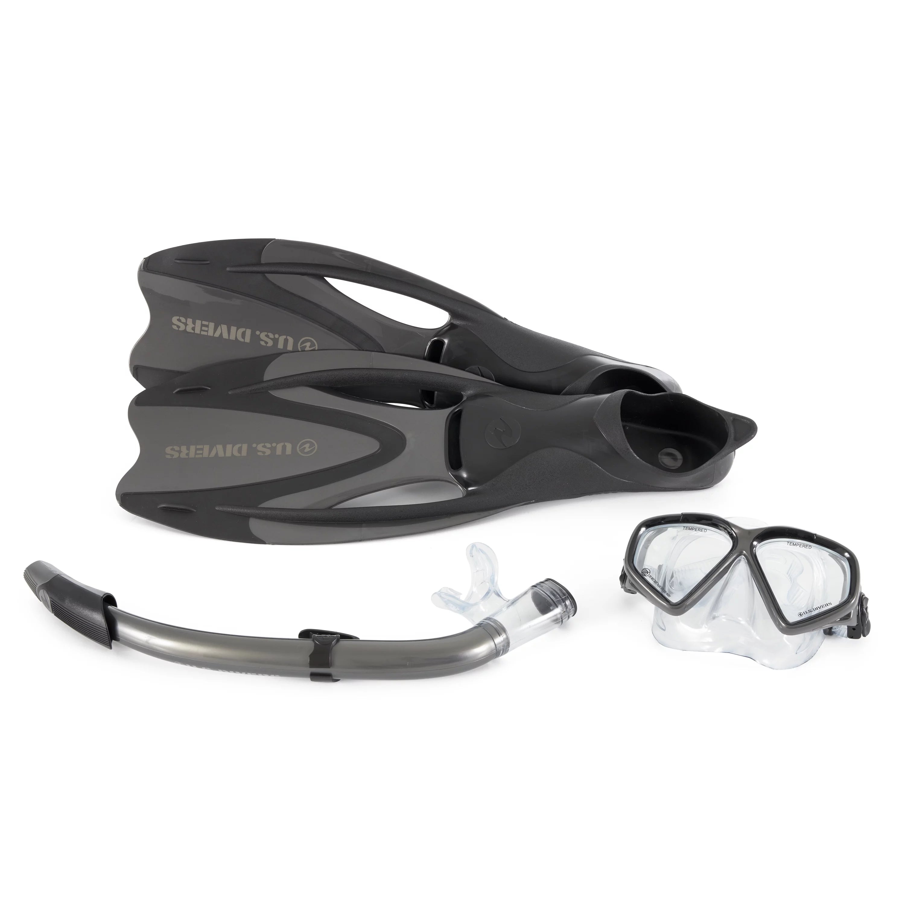 Cozumel Mask, Seabreeze II Snorkel, ProFlex Fins/Bag Set M915