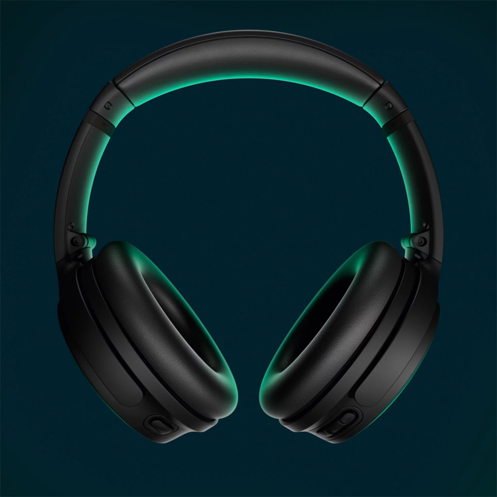 Black Noise Cancelling Over-Ear Wireless Bluetooth Headphones U6548