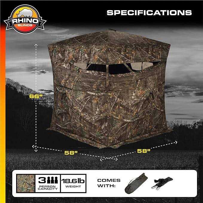Realtree Edge Camo Ground Blind U227261