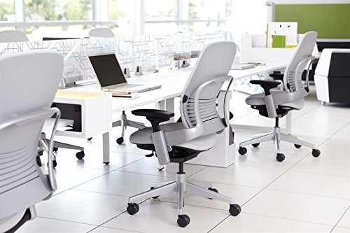 Black Task Chair with 4D Adjustable Arms and Headrest M426251