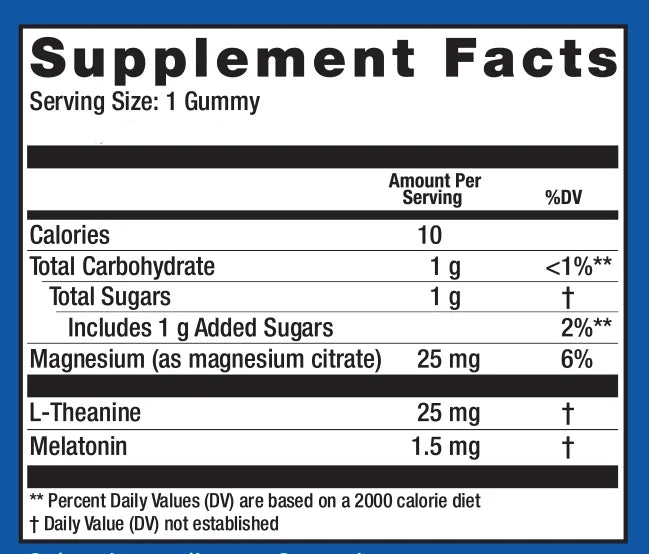 Nighttime Berry Magnesium Supplement Gummies, 120 Count R133