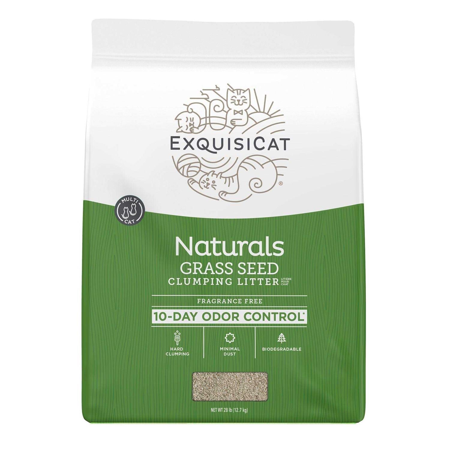 Grass Seed Natural Clumping Cat Litter G6242