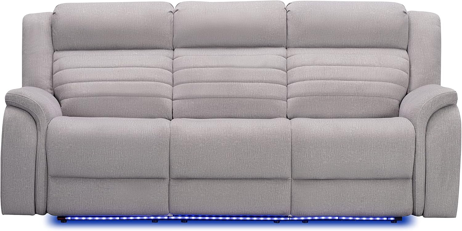 Gray Fabric Power Reclining Sofa V118800