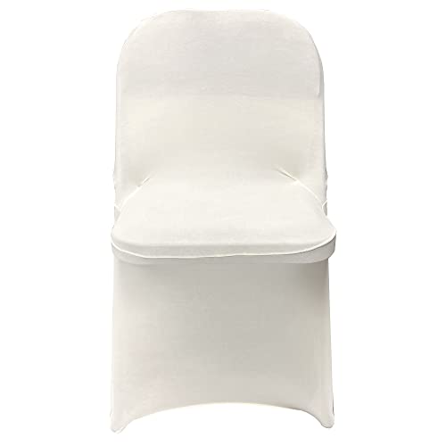 100 PCS Black Stretch Spandex Folding Chair Covers Z7836