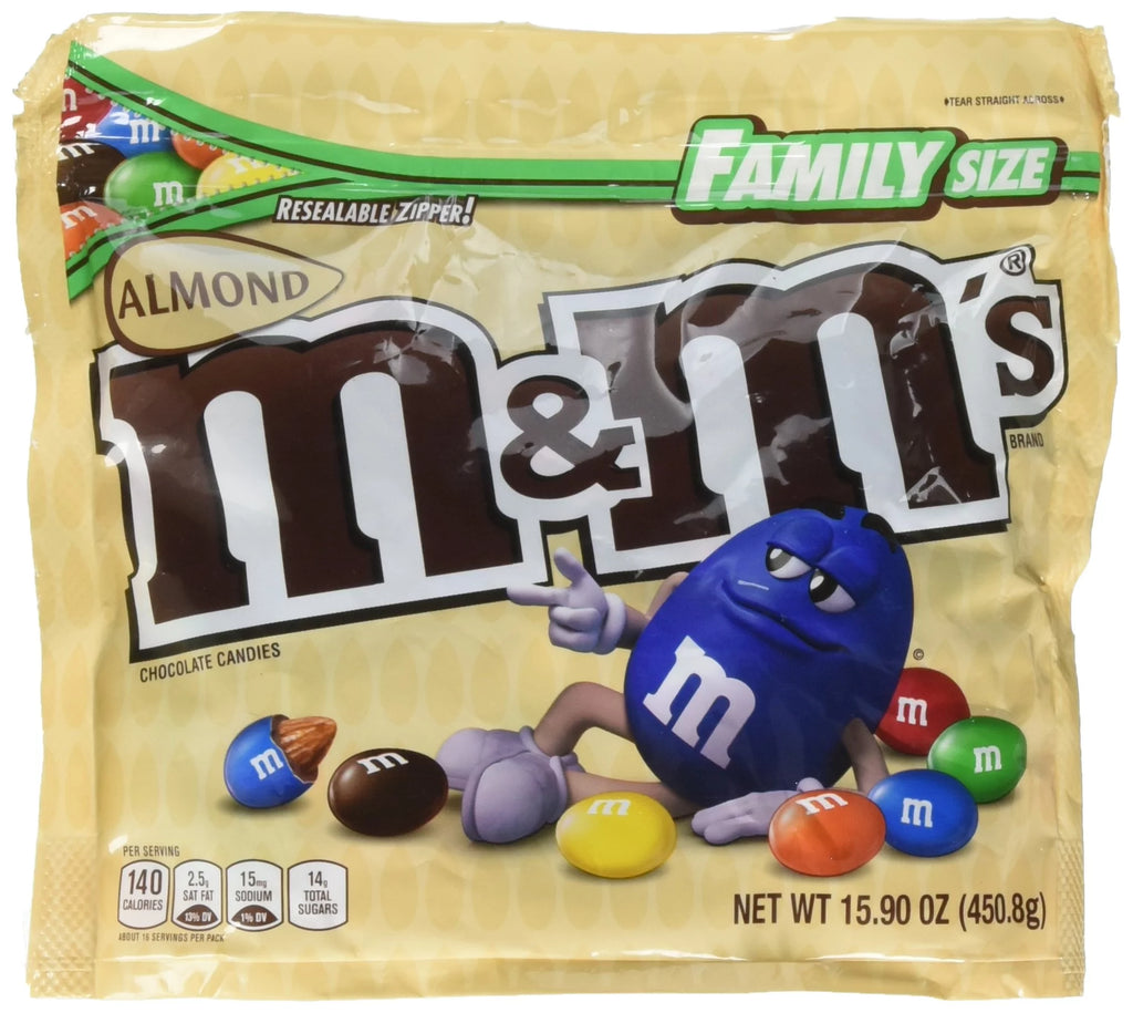 15.9 Ounce Almond Chocolate Candy Family Size I21405