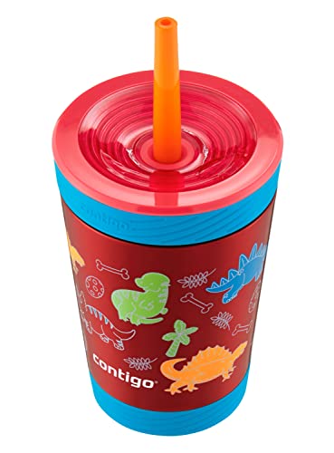 12 Oz. Stainless Steel Kids Tumbler with Straw G6149