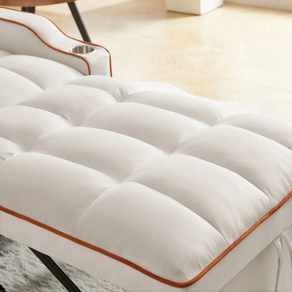 Beige Sleeper Chair Bed R586