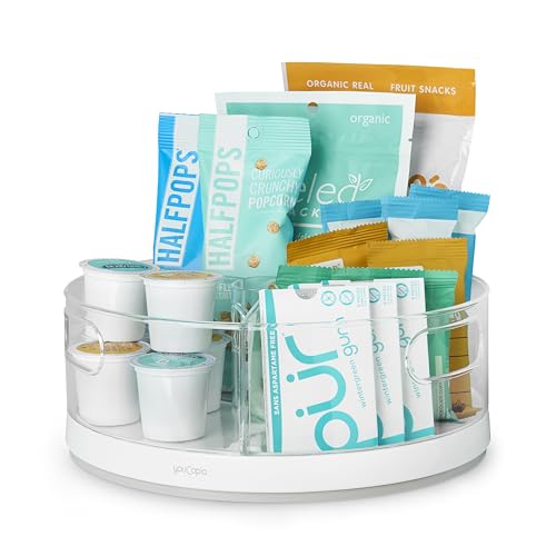 3 BPA-Free Clear Bins Rotating Storage Turntable P4651