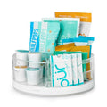 3 BPA-Free Clear Bins Rotating Storage Turntable P4651