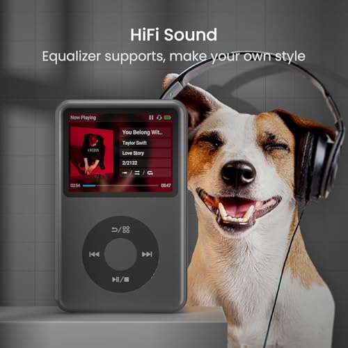 128G Bluetooth Digital Music Player Black A29679