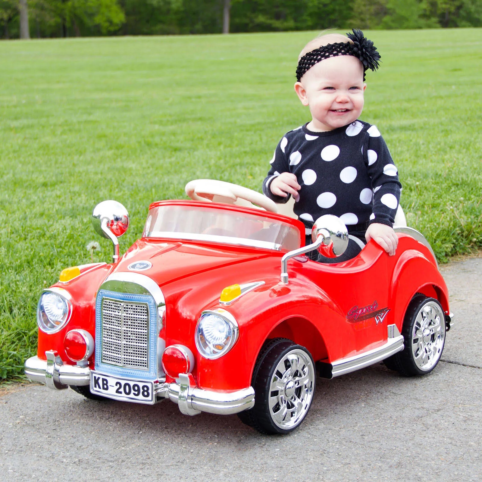 Red Ride On Toy Car C48088