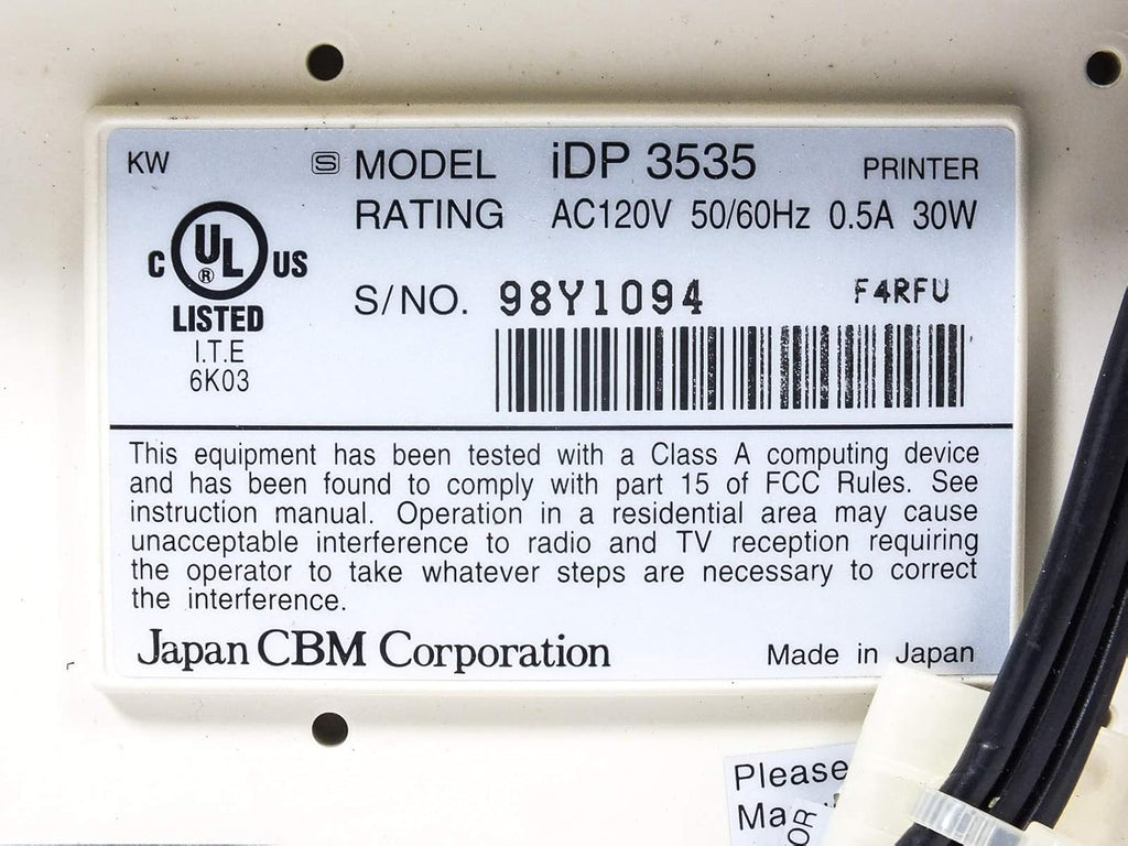 Tractor Feed Printer & Card Reader C29123