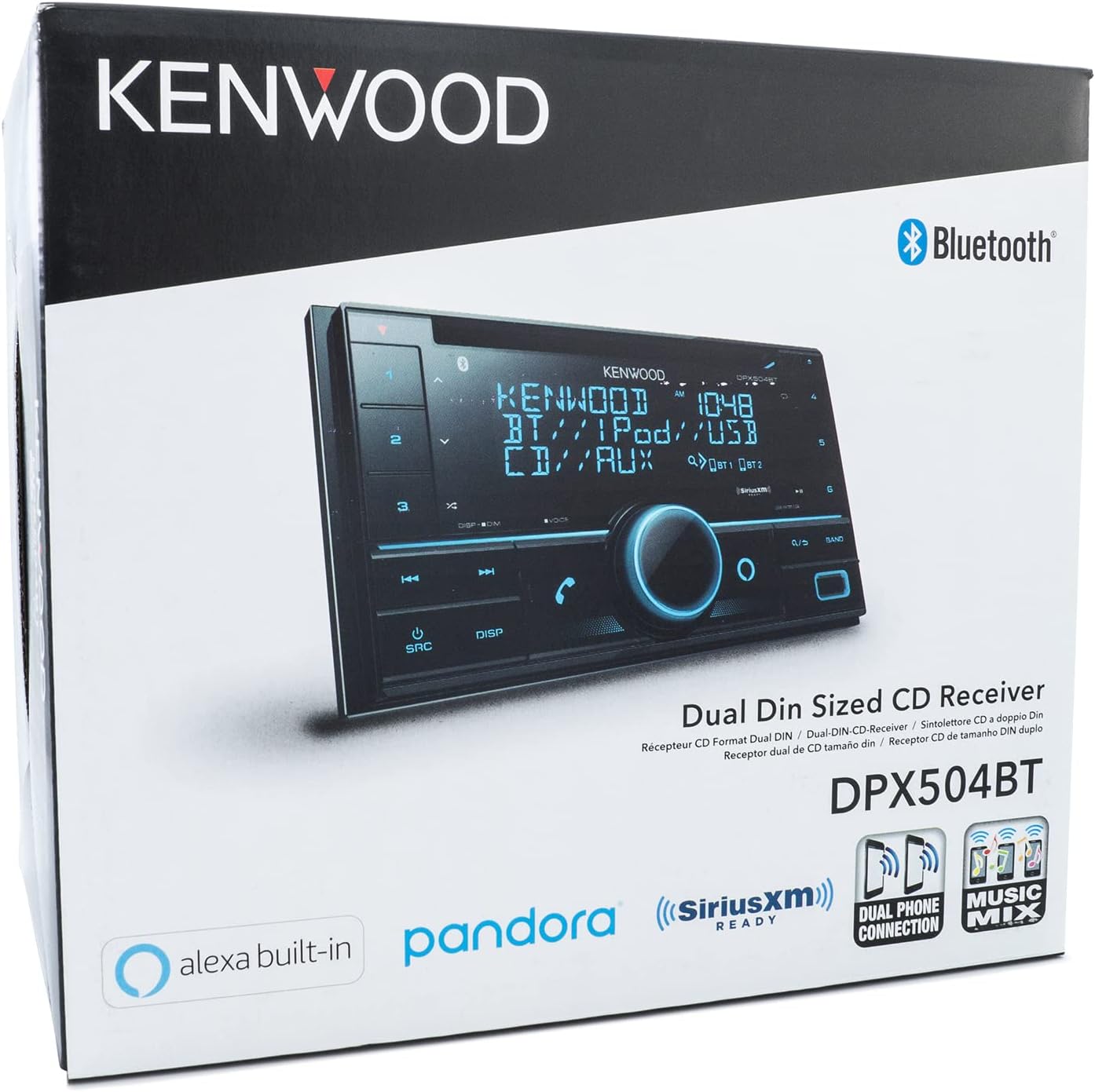 Double DIN CD Receiver with Bluetooth M89267