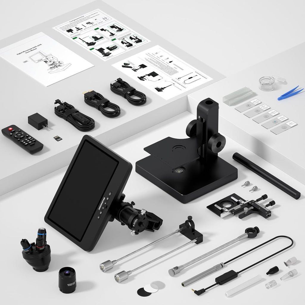 20X-5000X HDMI Digital Microscope with 10.1'' LCD Screen J248373