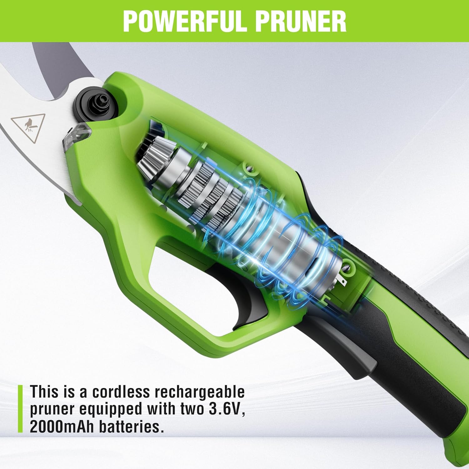 7.2V Electric Pruning Shears with Rechargeable Battery C592
