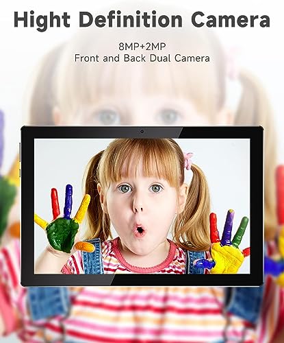 Blue 10.1 inch Android Tablet with Keyboard D551