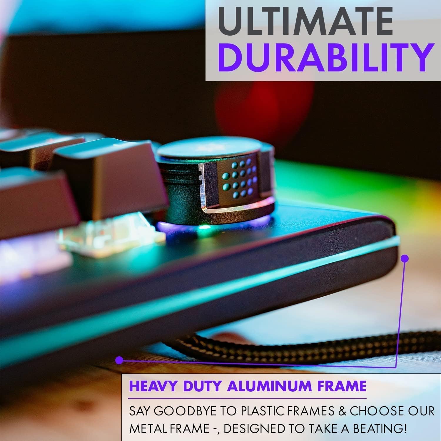 RGB Mechanical Keyboard with Red Switches U133