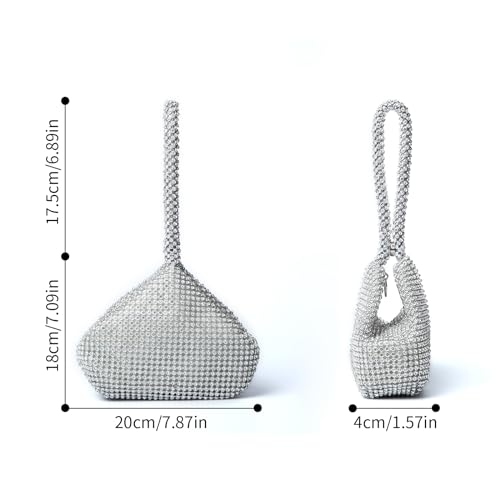 Full Rhinestones Wrist Bag Purse Q441631