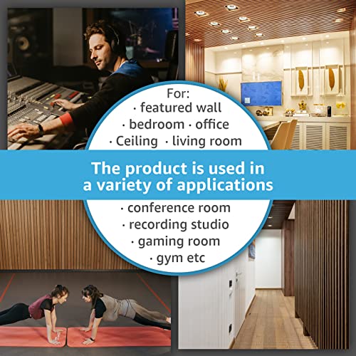 White Elm 3D Fluted Acoustic Panel B545