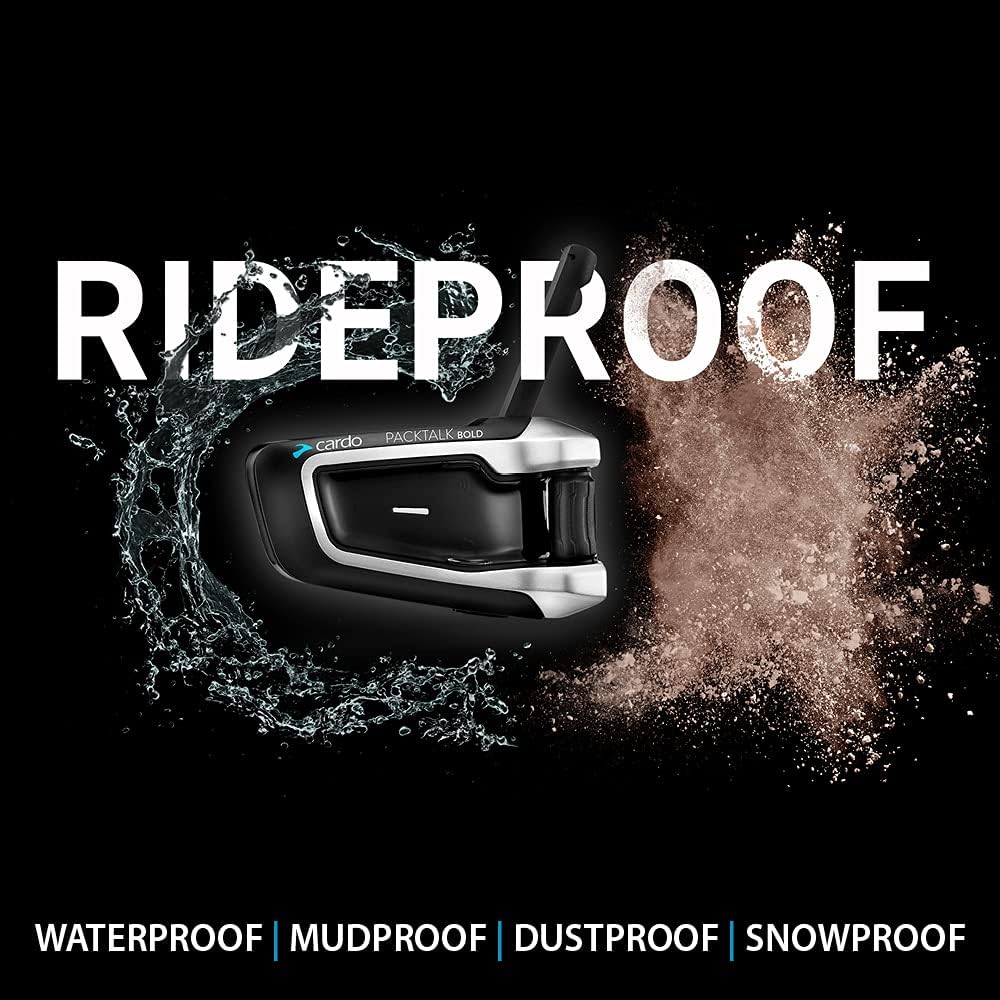 Black Single Pack Motorcycle Bluetooth Communication System Headset K361