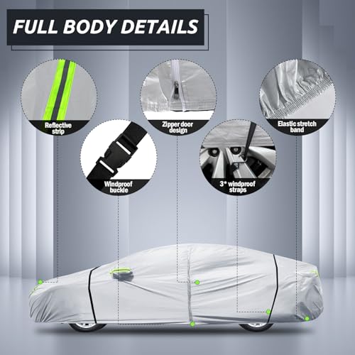 Waterproof Car Cab Cover with Driver Door Zipper I393