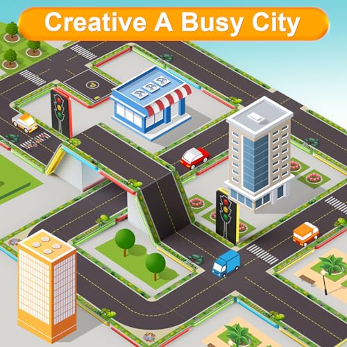 44pcs Magnetic Building Blocks Road Toppers Set R842