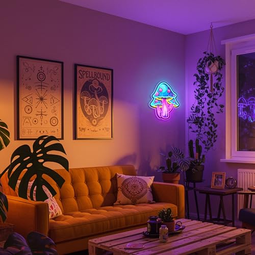 Mushroom Neon Sign Dimmable Mushroom Led Sign H421981