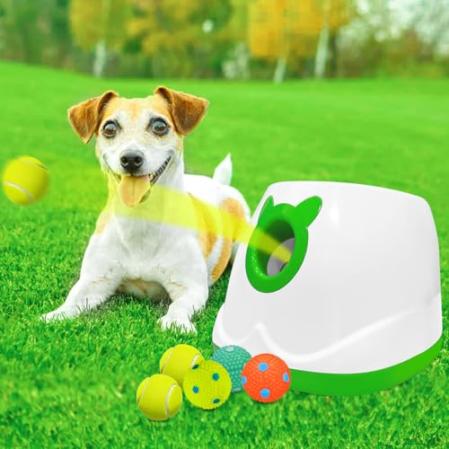 Dog Ball Thrower Launcher with 6 Mini Balls M11108