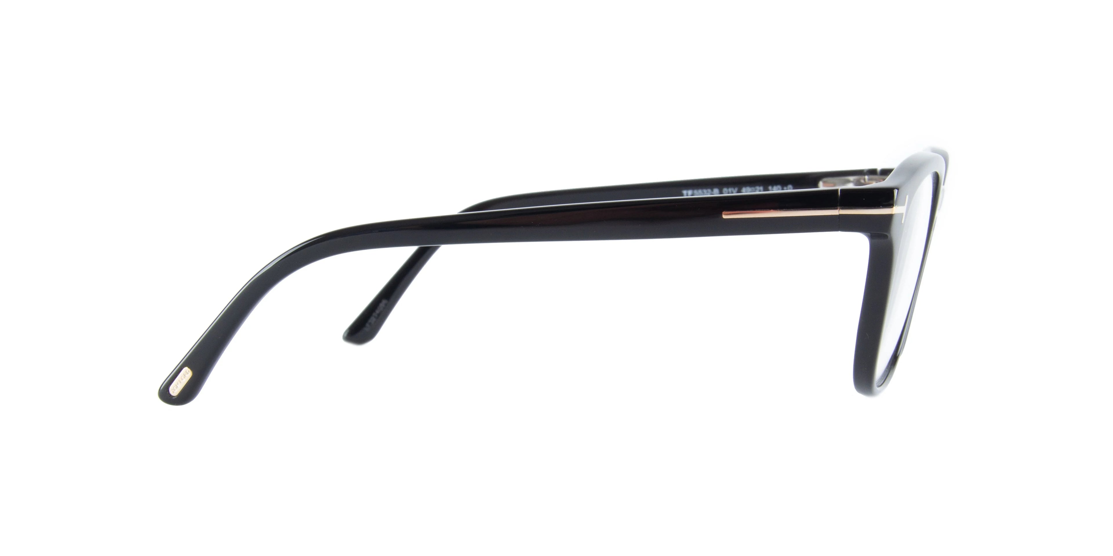 Black Blue Block Eyeglasses F142