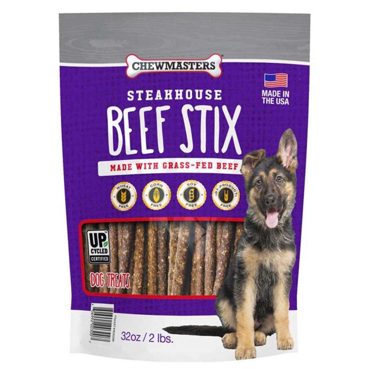 Chewmasters Steakhouse Beef Stix Dog Treats B609139