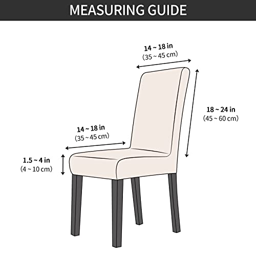 Royal Blue Set of 6 Stretch Dining Chair Covers P3521