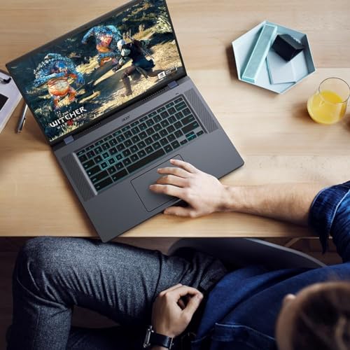 16'' QHD Chromebook with Intel Core i5-1240P, 8GB RAM, 256GB PCIe SSD, RGB Backlit, Titanium Gray G841
