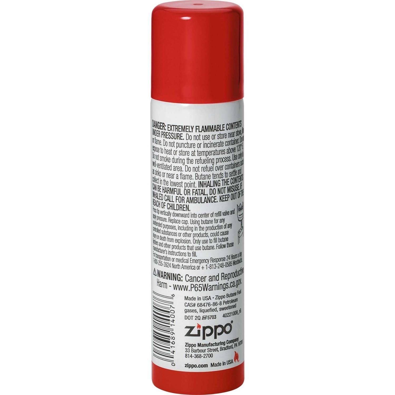 Zippo Butane Fuel G238095