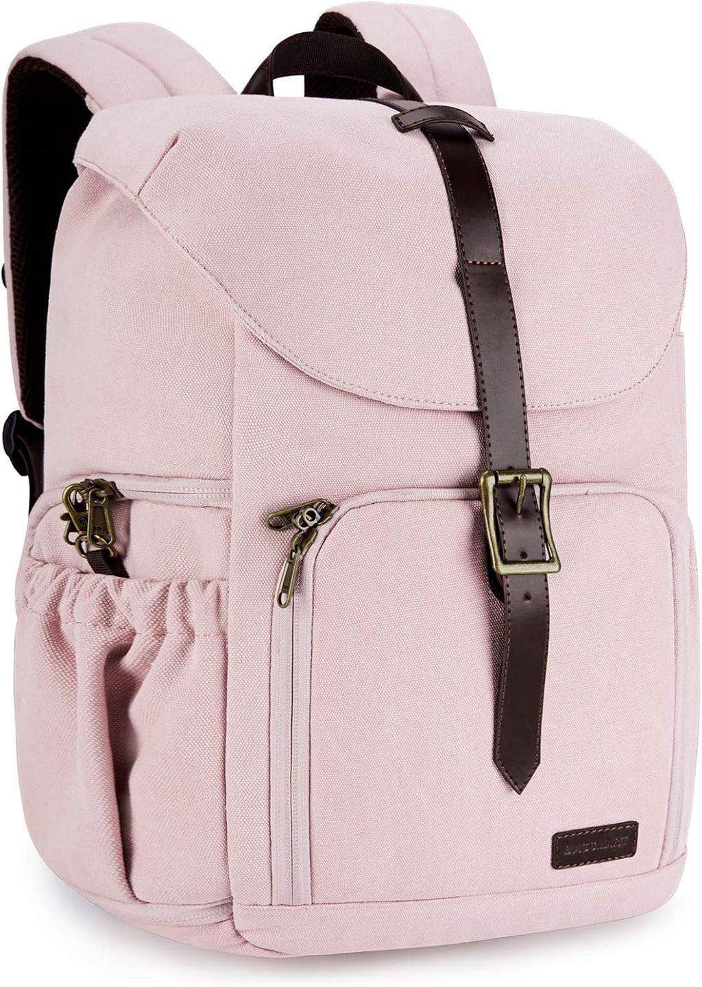 Pink Waterproof DSLR Camera Backpack with Rain Cover W245930