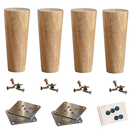 4 Pcs Tapered Wooden Furniture Legs J1322