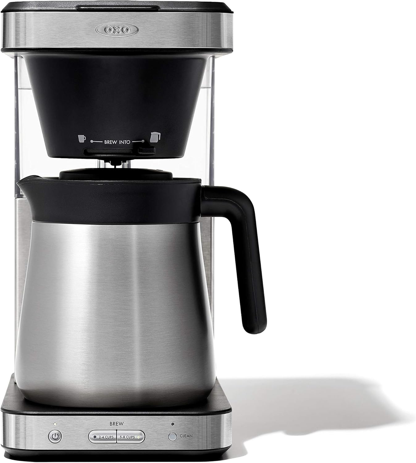 Stainless Steel 8 Cup Coffee Maker and Conical Burr Coffee Grinder R343595