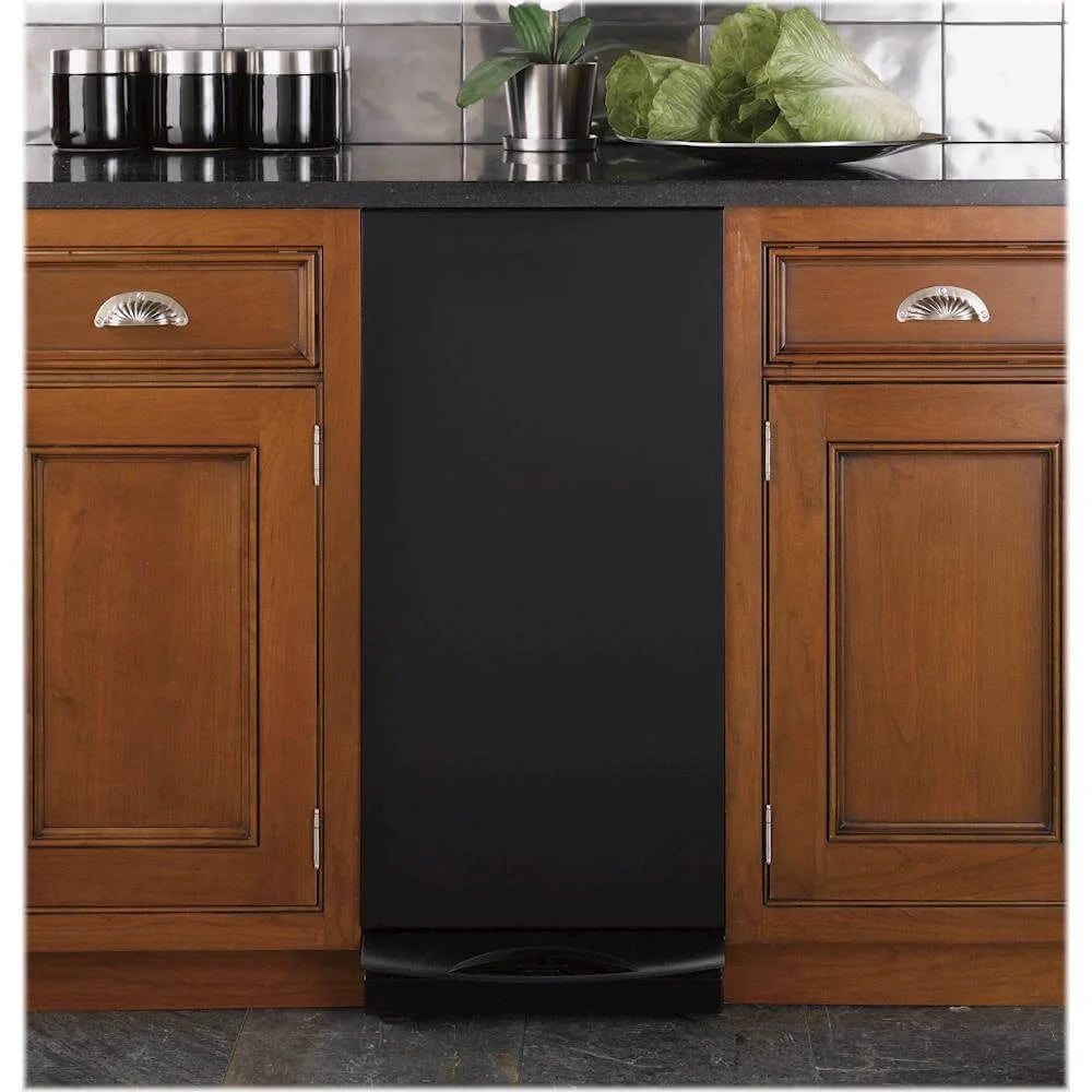 Black 15 inch Built-In Trash Compactor P7837