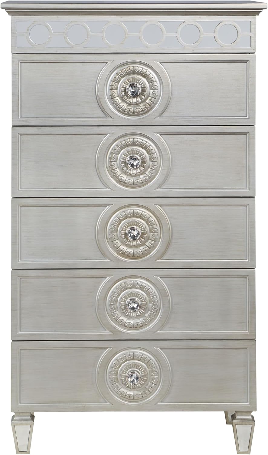 Silver Mirrored Chest L1108