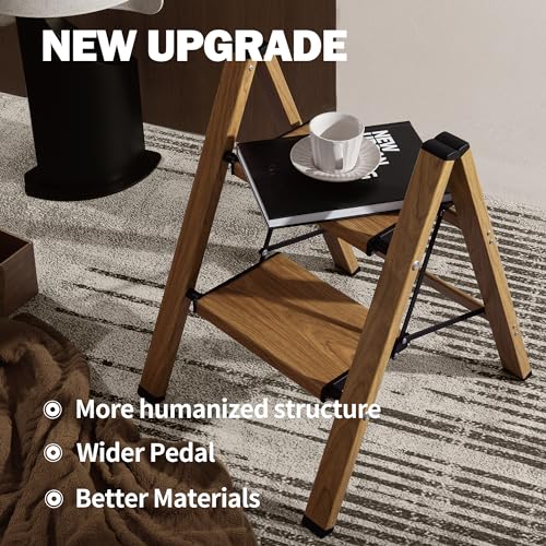 Gold Aluminum 3 Step Folding Stool C318