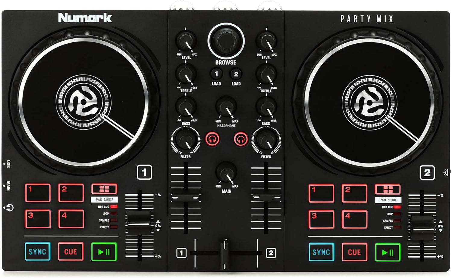 DJ Controller with Built-in Light Show Y297777