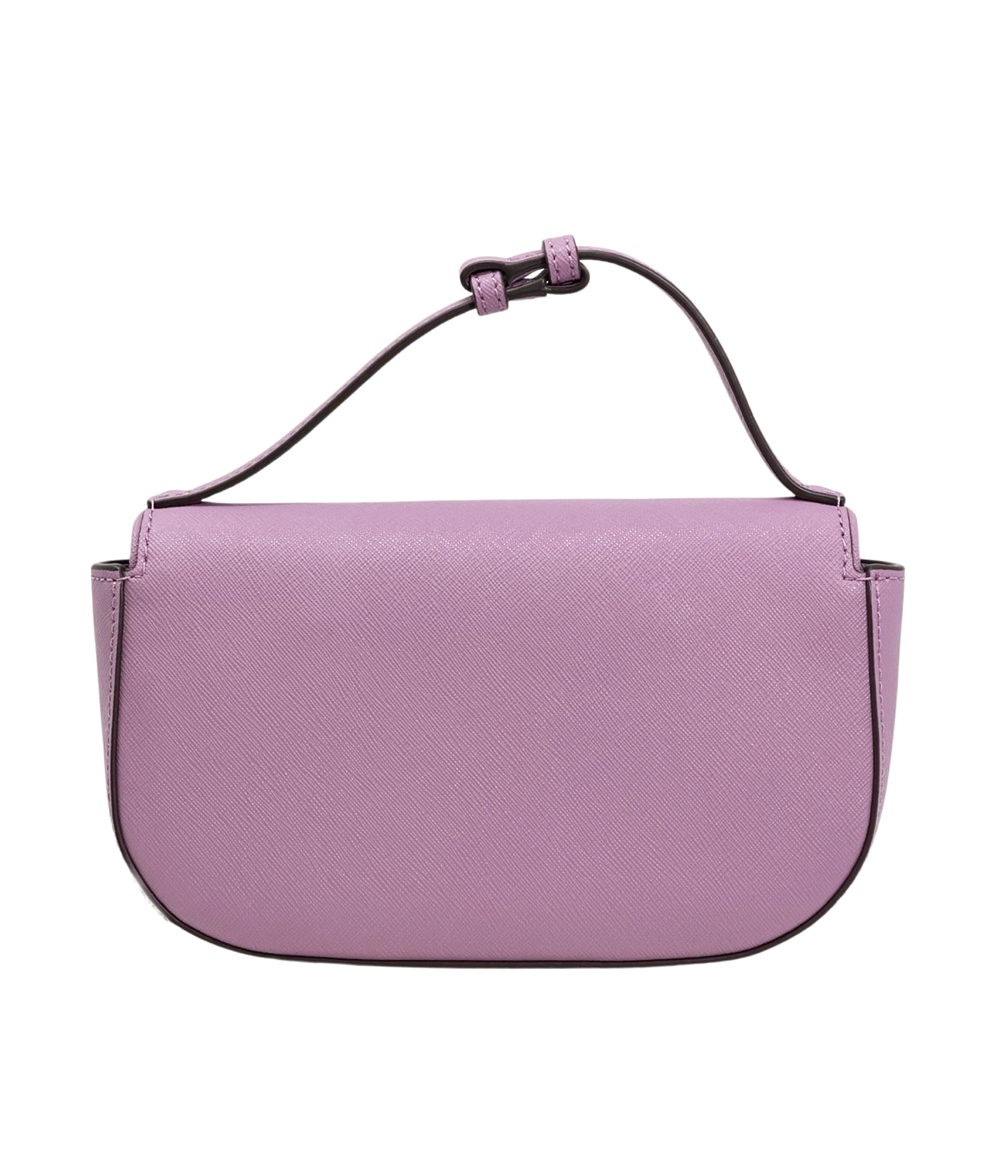 Small Saffiano Leather Top Handle Crossbody Bag B22100